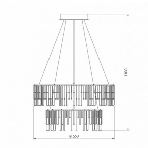 Подвесной светильник Bogate"s Firefly 454/2 в Кудымкаре - kudymkar.ok-mebel.com | фото 4