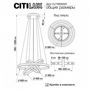 Подвесной светильник Citilux Дуэт CL719650 в Кудымкаре - kudymkar.ok-mebel.com | фото 9