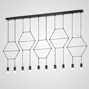 Подвесной светильник Imperiumloft Via Wireflow polyhedral Via01 в Кудымкаре - kudymkar.ok-mebel.com | фото