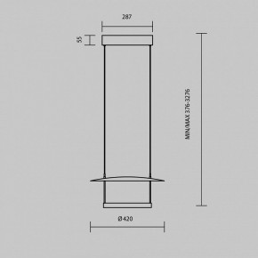 Подвесной светильник Maytoni Ambience MOD280PL-L23B3K1 в Кудымкаре - kudymkar.ok-mebel.com | фото 4