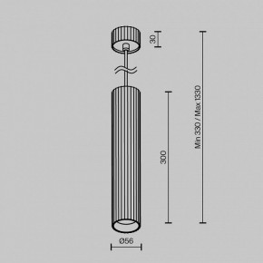 Подвесной светильник Maytoni Calipso P106PL-01-GU10-BS в Кудымкаре - kudymkar.ok-mebel.com | фото 8