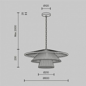 Подвесной светильник Maytoni Costa MOD394PL-01BS1 в Кудымкаре - kudymkar.ok-mebel.com | фото 5