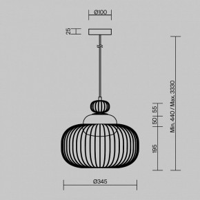 Подвесной светильник Maytoni Levitation MOD376PL-01G в Кудымкаре - kudymkar.ok-mebel.com | фото 5