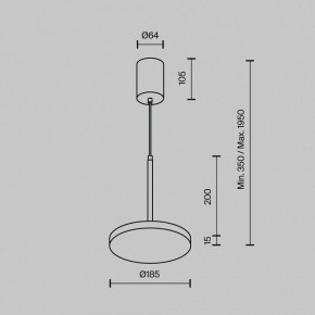 Подвесной светильник Maytoni Plato P076PL-L12W4K-BS в Кудымкаре - kudymkar.ok-mebel.com | фото 6