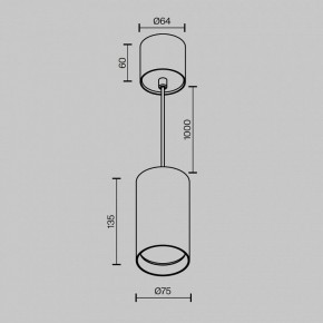 Подвесной светильник Maytoni Vol P100PL-20W3K-BS в Кудымкаре - kudymkar.ok-mebel.com | фото 7