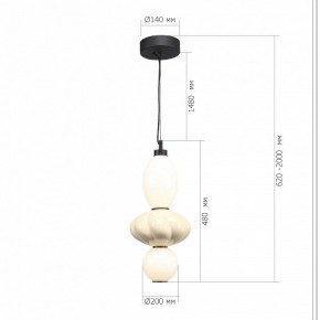 Подвесной светильник ST-Luce FLORENTINI SL6134.413.01 в Кудымкаре - kudymkar.ok-mebel.com | фото 4