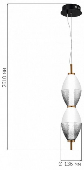 Подвесной светильник ST-Luce Ice SL6130.403.15 в Кудымкаре - kudymkar.ok-mebel.com | фото 4