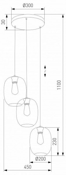 Подвесной светильник TK Lighting Elio 5973 Elio в Кудымкаре - kudymkar.ok-mebel.com | фото 3
