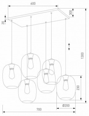 Подвесной светильник TK Lighting Elio 5974 Elio в Кудымкаре - kudymkar.ok-mebel.com | фото 3