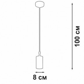 Подвесной светильник Vitaluce V4639 V46391-1/1S в Кудымкаре - kudymkar.ok-mebel.com | фото 4