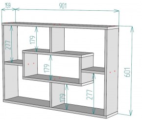 Полка S40 в Кудымкаре - kudymkar.ok-mebel.com | фото 2