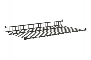 Полка сотовая L695 (черный муар) в Кудымкаре - kudymkar.ok-mebel.com | фото