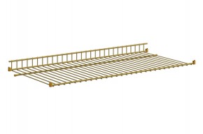 Полка сотовая L695 (золото) в Кудымкаре - kudymkar.ok-mebel.com | фото