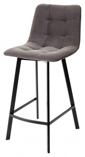 Полубарный стул CHILLI-QB SQUARE графит #14, велюр / черный каркас (H=66cm) М-City в Кудымкаре - kudymkar.ok-mebel.com | фото