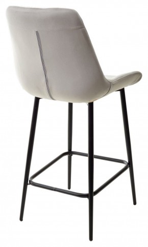 Полубарный стул ХОФМАН, цвет H-09 Светло-серый, велюр / черный каркас H=63cm М-City в Кудымкаре - kudymkar.ok-mebel.com | фото 6