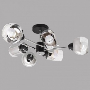 Потолочная люстра Imex MD.8243 MD.8243-6-S-BK+CH в Кудымкаре - kudymkar.ok-mebel.com | фото
