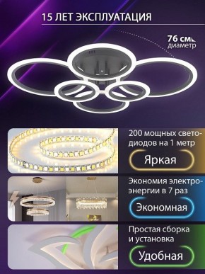 Потолочная люстра Natali Kovaltseva HOME LED LAMPS 81440 в Кудымкаре - kudymkar.ok-mebel.com | фото 5