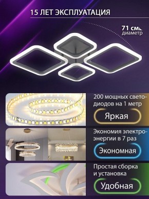 Потолочная люстра Natali Kovaltseva OPTI LED LAMPS 81108/2C в Кудымкаре - kudymkar.ok-mebel.com | фото 5