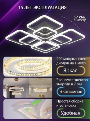 Потолочная люстра Natali Kovaltseva SPEKTR LED LAMPS 81108/5C в Кудымкаре - kudymkar.ok-mebel.com | фото 5