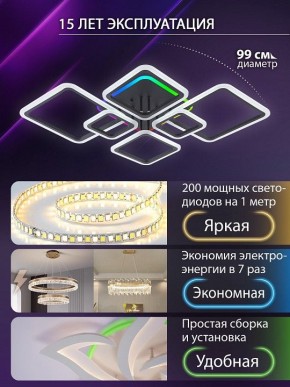 Потолочная люстра Natali Kovaltseva SPEKTR LED LAMPS 81442 в Кудымкаре - kudymkar.ok-mebel.com | фото 5