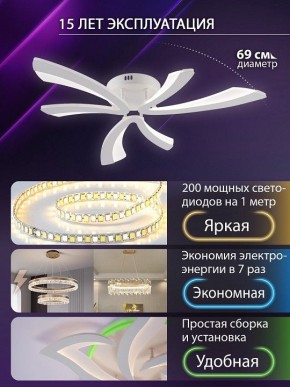 Потолочная люстра Natali Kovaltseva VIO LED LAMPS 81453 в Кудымкаре - kudymkar.ok-mebel.com | фото 5