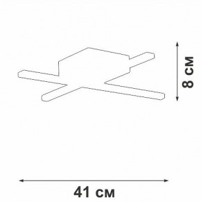 Потолочная люстра Vitaluce V3801 V3801-0/2PL в Кудымкаре - kudymkar.ok-mebel.com | фото 2