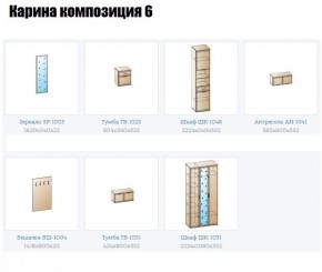 Прихожая Карина (модульная) в Кудымкаре - kudymkar.ok-mebel.com | фото 12