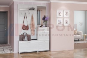 Прихожая Мелисса композиция 8 (Снежный Ясень) в Кудымкаре - kudymkar.ok-mebel.com | фото