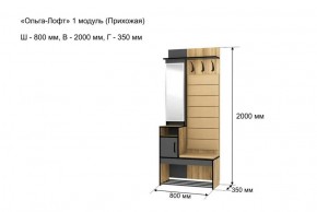 ОЛЬГА-ЛОФТ 1 Прихожая в Кудымкаре - kudymkar.ok-mebel.com | фото 4