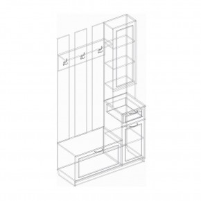 Прихожая "ПФ-07" Филадельфия в Кудымкаре - kudymkar.ok-mebel.com | фото 2