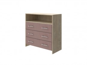 PROxSON Комод Varna (ЛДСП Бунратти+ткань Бунратти/Ultra Горячий шоколад) 90x40 в Кудымкаре - kudymkar.ok-mebel.com | фото