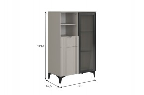 РИЧ Комод 2 со стеклом в Кудымкаре - kudymkar.ok-mebel.com | фото 2