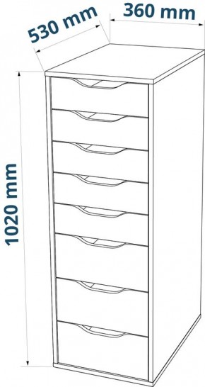 S01439 Ингар Д 132 стол письменный 132x58x76, белый в Кудымкаре - kudymkar.ok-mebel.com | фото