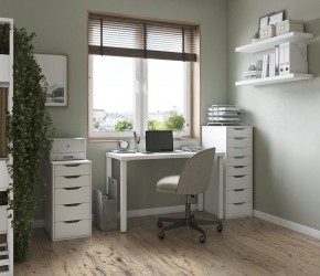 S01439 Ингар Д 132 стол письменный 132x58x76, белый в Кудымкаре - kudymkar.ok-mebel.com | фото 2