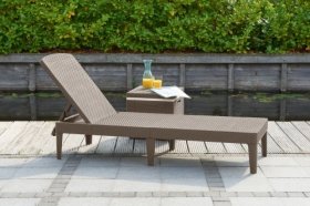 Шезлонг Джайпур (Jaipur Sun lounger) капучино в Кудымкаре - kudymkar.ok-mebel.com | фото 2