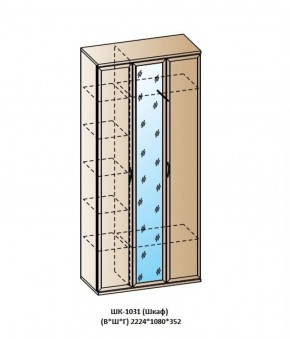 ШК-1031 (Шкаф) в Кудымкаре - kudymkar.ok-mebel.com | фото