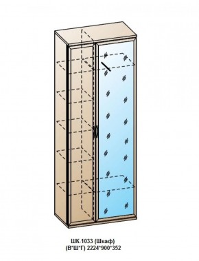 ШК-1033 (Шкаф) в Кудымкаре - kudymkar.ok-mebel.com | фото