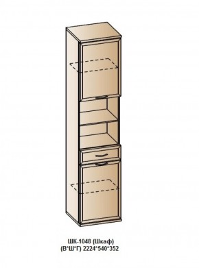 ШК-1048 (Шкаф) в Кудымкаре - kudymkar.ok-mebel.com | фото