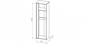 ЛИНДА-2 Шкаф 1-о дверный для одежды (ЛНД.02) в Кудымкаре - kudymkar.ok-mebel.com | фото 2