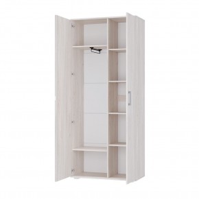 Шкаф 2-х створчатый Флоренция (ясень белый) в Кудымкаре - kudymkar.ok-mebel.com | фото 2