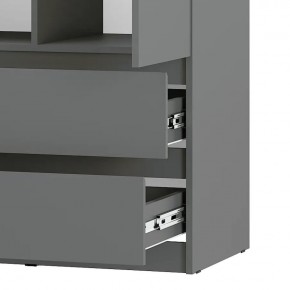 Шкаф 2-х створчатый Симпл ШК-03 (графит) в Кудымкаре - kudymkar.ok-mebel.com | фото 9