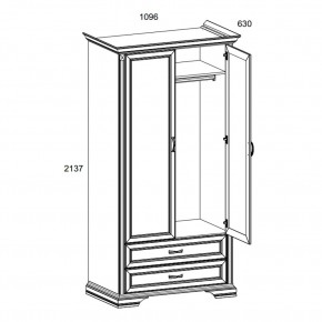 Шкаф 2DG2S, MONAKO, цвет Сосна винтаж/дуб анкона в Кудымкаре - kudymkar.ok-mebel.com | фото 3