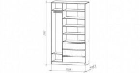НИЦЦА-2 Шкаф 3-х дверный (НЦ.02) в Кудымкаре - kudymkar.ok-mebel.com | фото 2