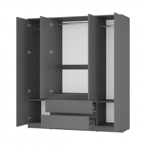 Шкаф 4-х створчатый Симпл ШК-13 (графит) в Кудымкаре - kudymkar.ok-mebel.com | фото 2