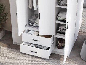 Шкаф 4-х створчатый Титан (белый) в Кудымкаре - kudymkar.ok-mebel.com | фото 3