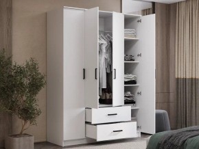 Шкаф 4-х створчатый Титан (белый) в Кудымкаре - kudymkar.ok-mebel.com | фото 4