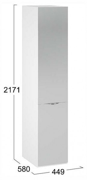 Шкаф для белья Глосс СМ-319.07.002 в Кудымкаре - kudymkar.ok-mebel.com | фото 4