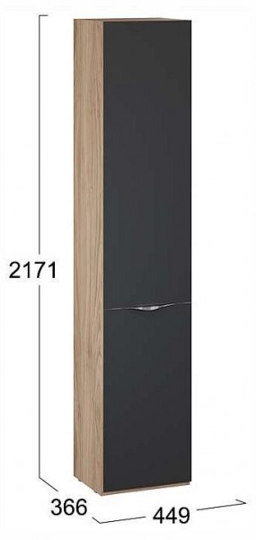 Шкаф для белья Глосс СМ-319.07.011 в Кудымкаре - kudymkar.ok-mebel.com | фото 4