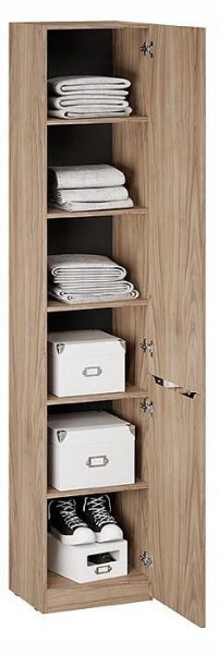 Шкаф для белья Глосс СМ-319.07.012 в Кудымкаре - kudymkar.ok-mebel.com | фото 2