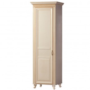 Шкаф для одежды 1-дверный №472 Марлен Кремовый белый в Кудымкаре - kudymkar.ok-mebel.com | фото